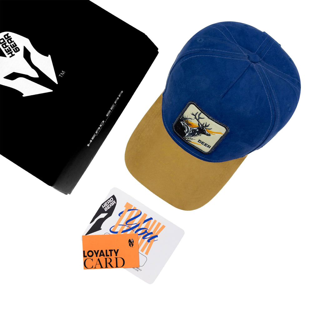 HEAD GEAR DEER IRON 3D PATCH PREMIUM HIGH CROWN CAP