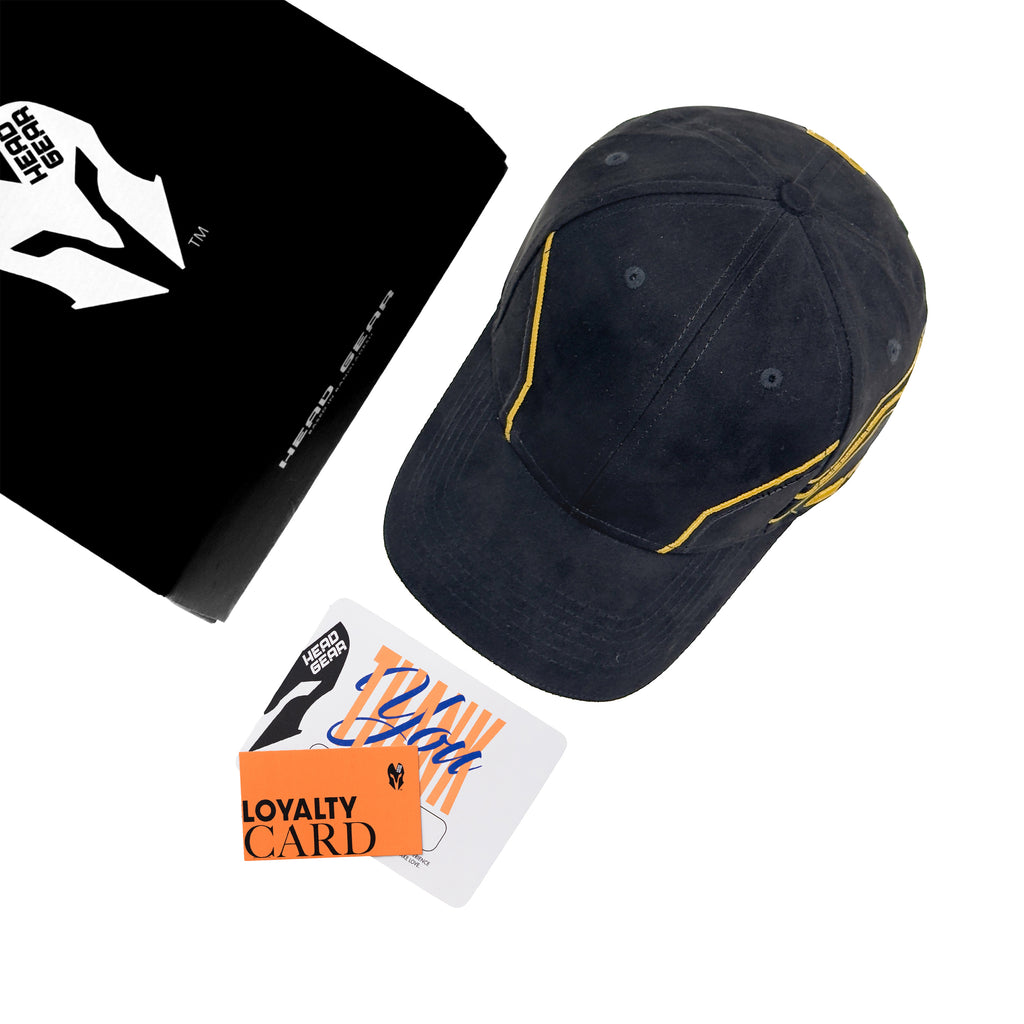 HEAD GEAR HYPER LINE BLACK CAP