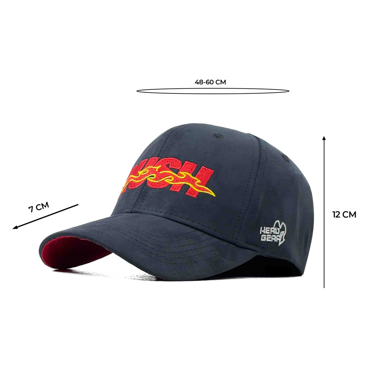HEAD GEAR RUSH BLACK CAP