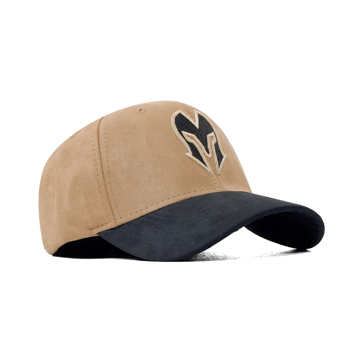 HEAD GEAR KHAKI & BLACK REDEFINED SUEDE CAP