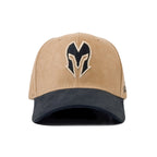 HEAD GEAR KHAKI & BLACK REDEFINED SUEDE CAP