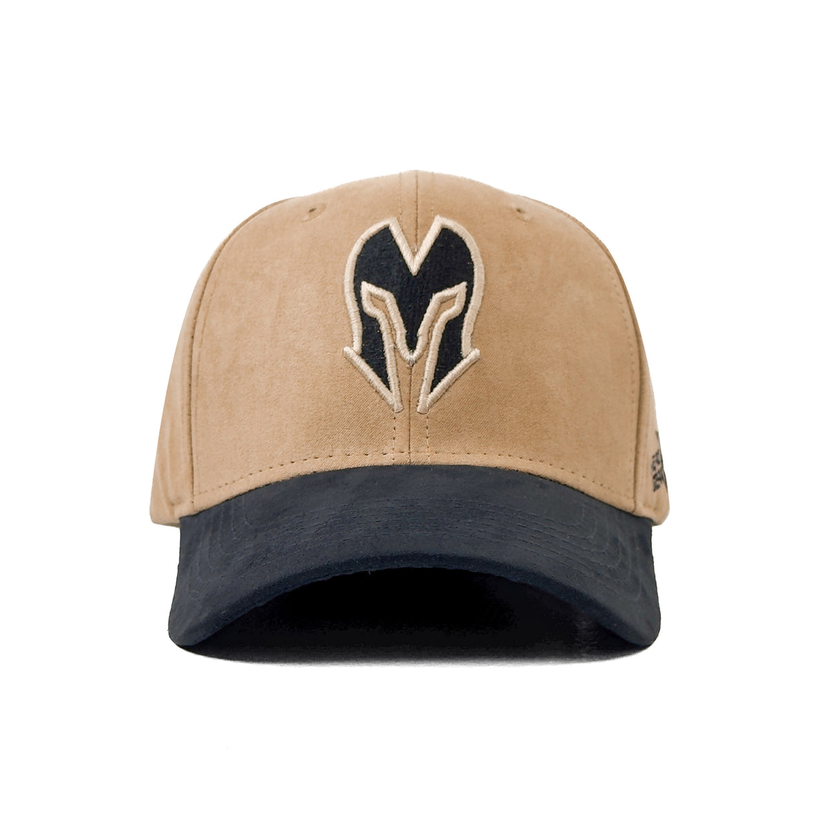 HEAD GEAR KHAKI & BLACK REDEFINED SUEDE CAP