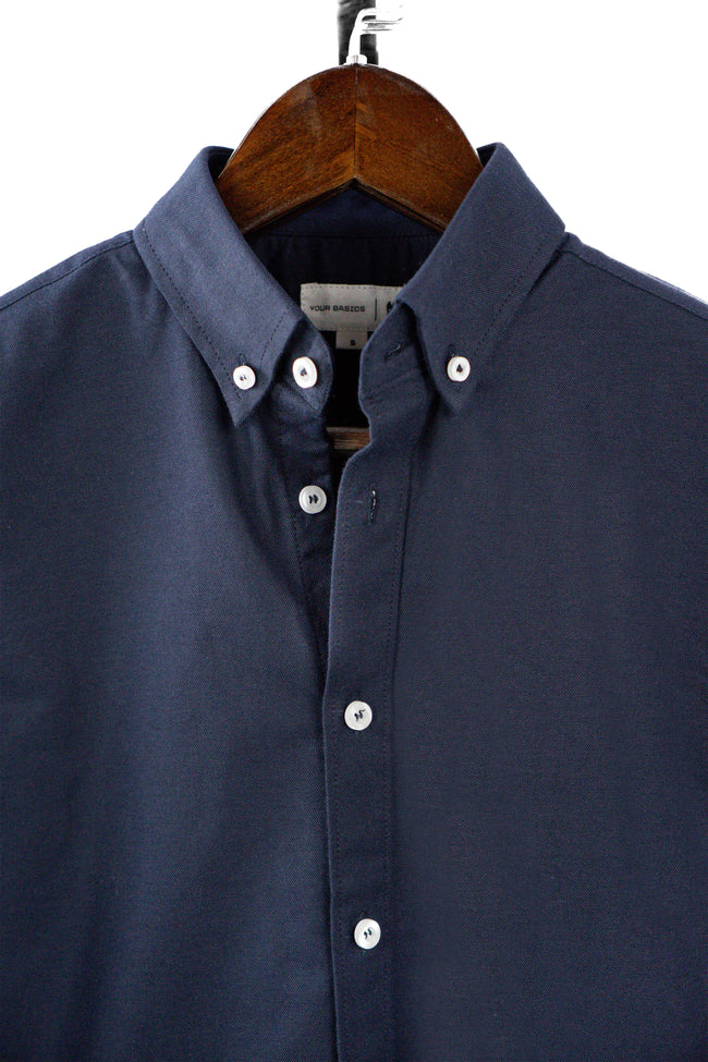 FOUNDER'S SOLID SHIRT - NAVY BLUE