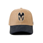 HEAD GEAR KHAKI & BLACK REDEFINED SUEDE CAP