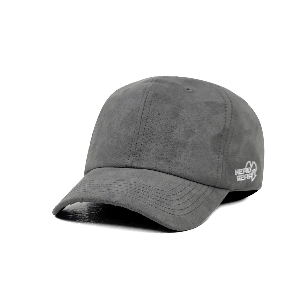 HEAD GEAR SOLID GREY SUEDE CAP