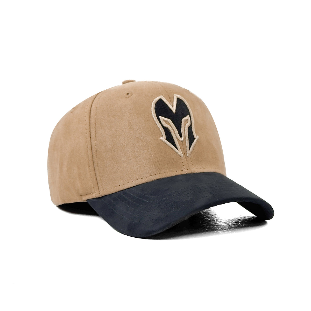 HEAD GEAR KHAKI & BLACK REDEFINED SUEDE CAP