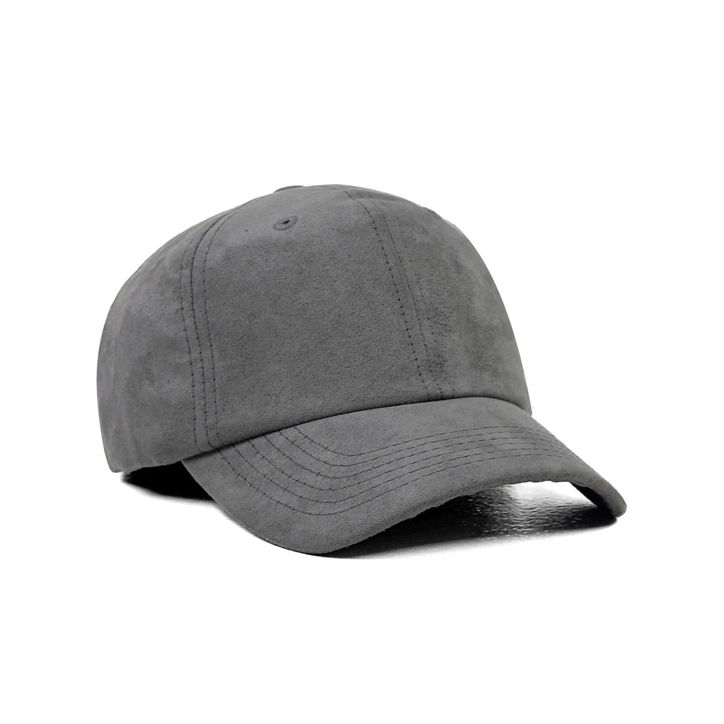 HEAD GEAR SOLID GREY SUEDE CAP