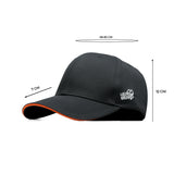 HEAD GEAR BLACK WITH ORANGE SANDWICH STRUCTURED CAP