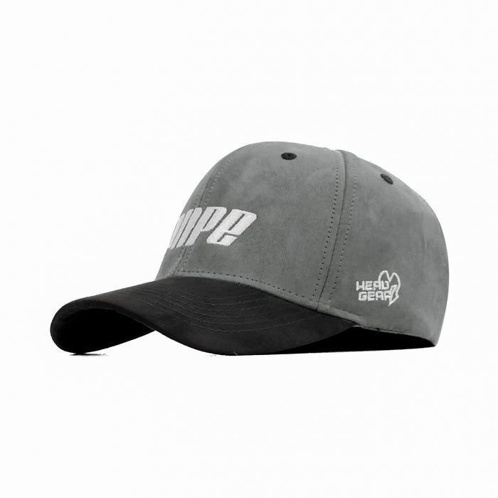 HEAD GEAR DOPE GREY AND BLACK CAP