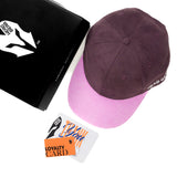 HEAD GEAR PURPLE PINK DUAL TONE STRUCTURED CAP