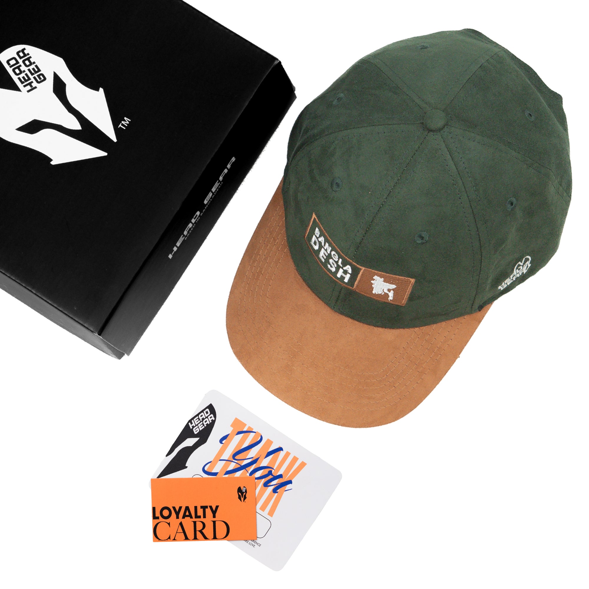 HEAD GEAR BANGLADESH GREEN BROWN CAP