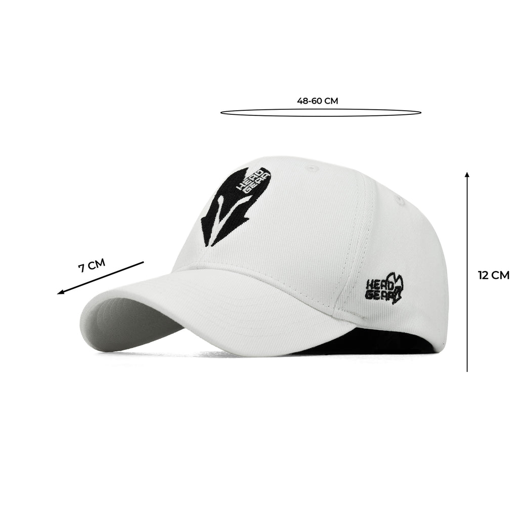 HEAD GEAR OFFICIAL WHITE CAP