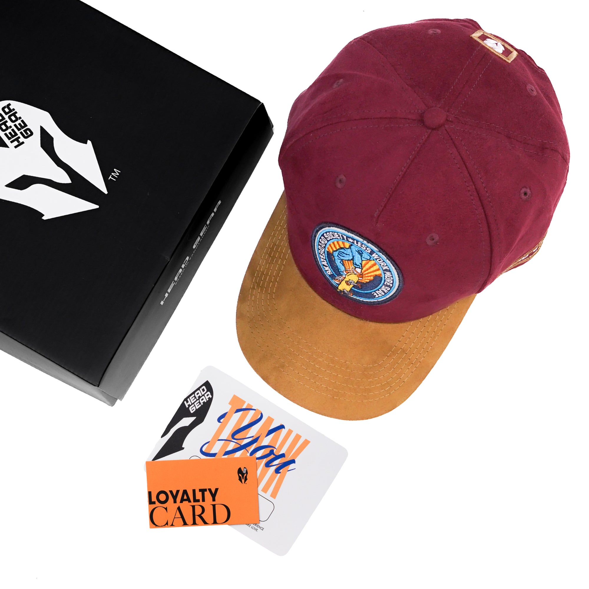 HEAD GEAR SKATE 3D PATCH PREMIUM HIGH CROWN CAP
