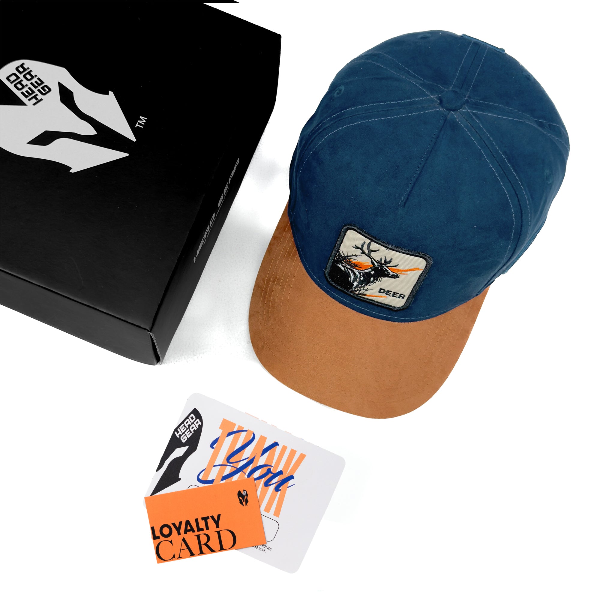 HEAD GEAR DEER IRON 3D PATCH PREMIUM HIGH CROWN CAP