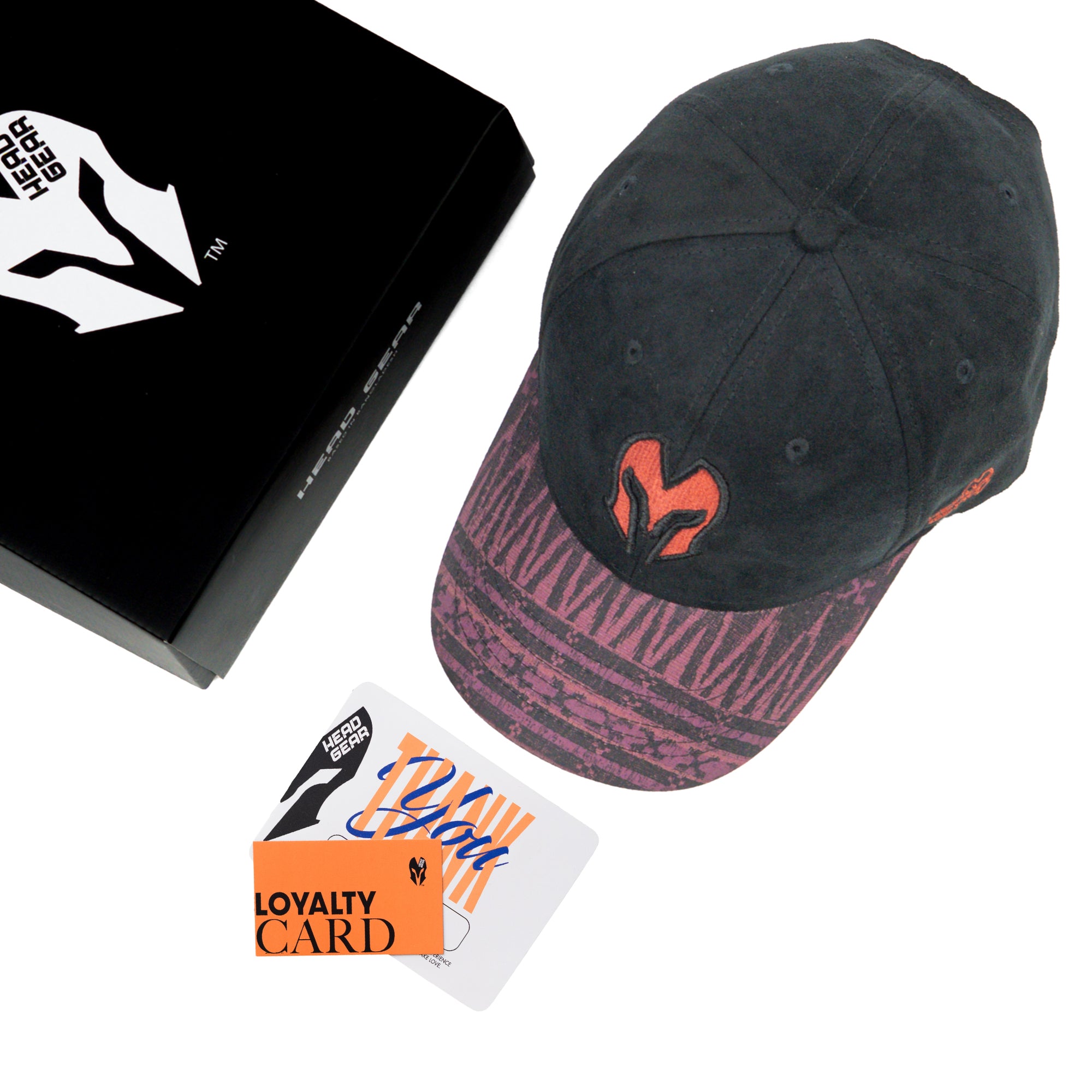 HEAD GEAR BLACK REDEFINED SUEDE CAP