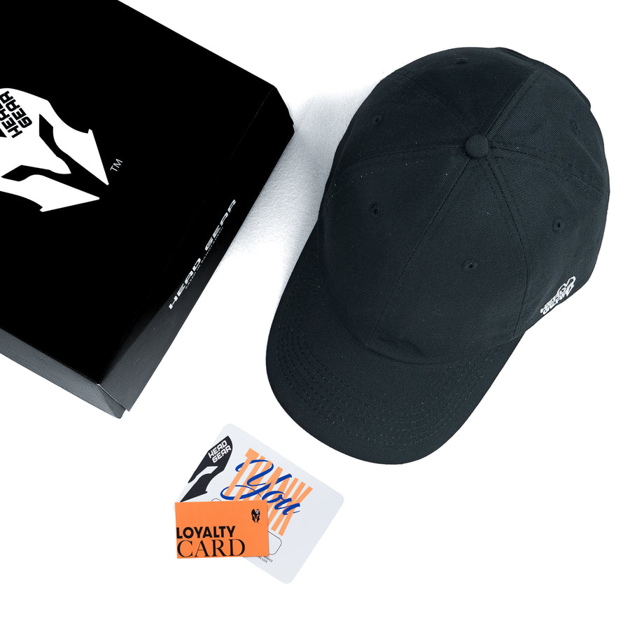 HEAD GEAR SOLID BLACK CAP