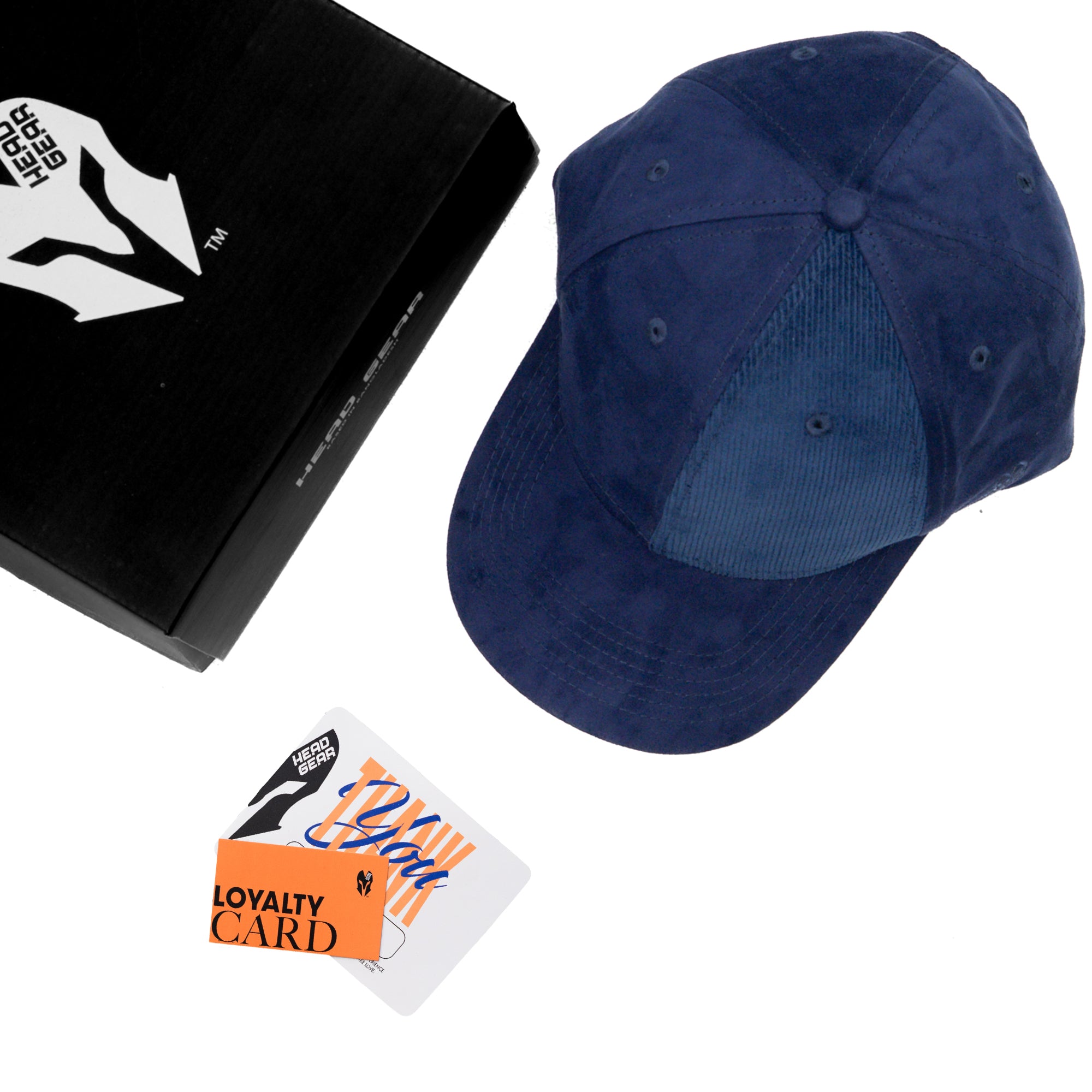 HEAD GEAR MISMATCHED NAVY BLUE CAP