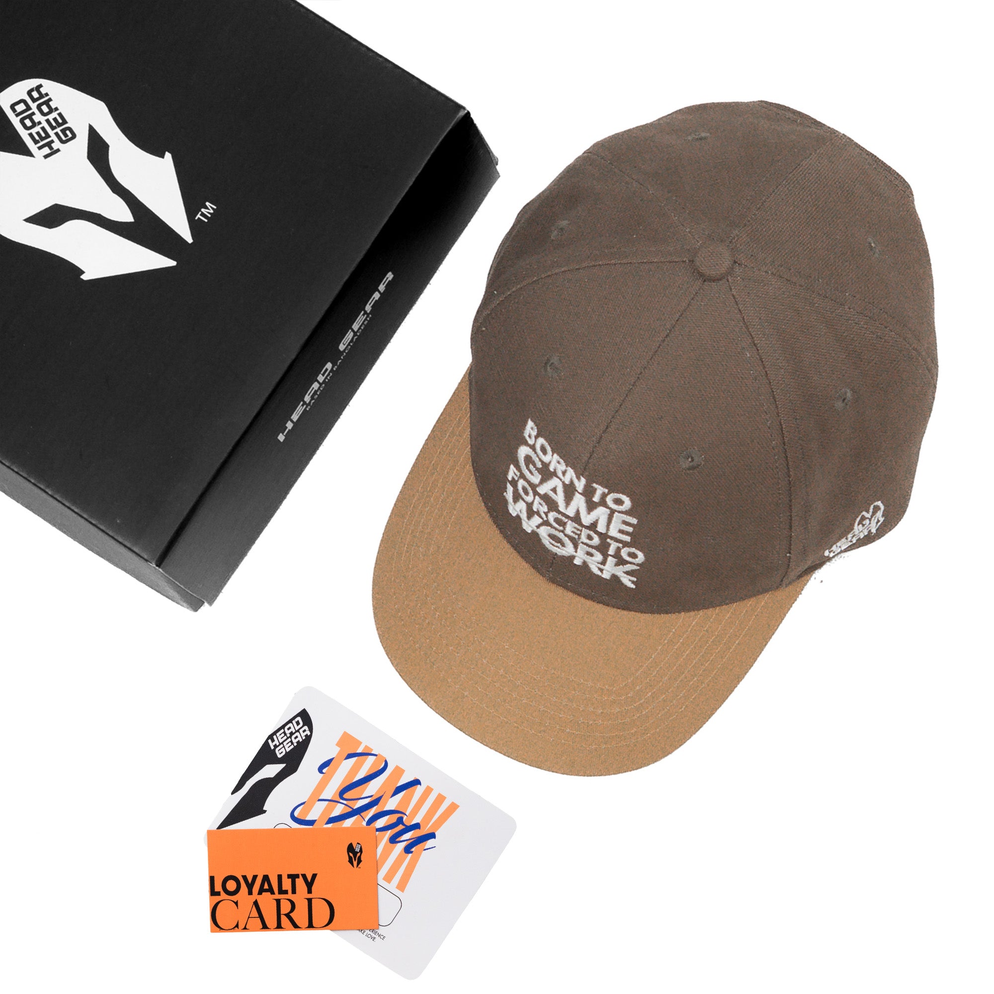 HEAD GEAR BORN TO GAME CAP