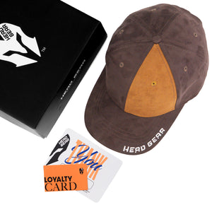 HEAD GEAR MISMATCHED CHOCOLATE AND BROWN CAP