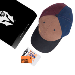 HEAD GEAR FOUR FIESTA SUEDE CAP - BROWN