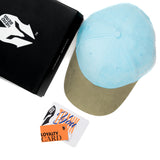 HEAD GEAR SKY BLUE OLIVE DUAL TONE STRUCTURED CAP