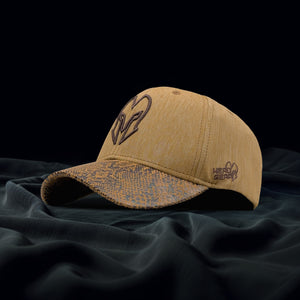 HEAD GEAR ELITE FUSION BROWN CONTRAST LEATHER LIMITED EDITION CAP