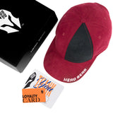 HEAD GEAR MISMATCHED RED AND BLACK CAP