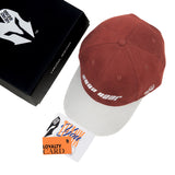 HEAD GEAR MAROON GREY DUAL TONE CAP
