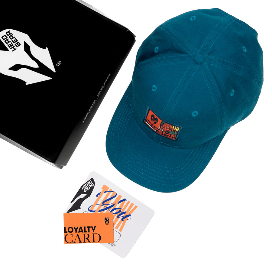HEAD GEAR DEEP SEA GREEN PATCH EDITION CAP
