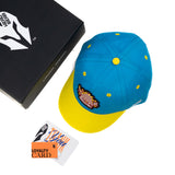 HEAD GEAR BLUE AND YELLOW DINOSAUR EDITION KIDS CAP