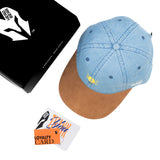 HEAD GEAR BULB WASHED DENIM CAP