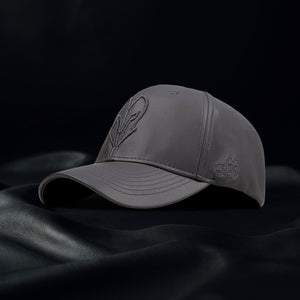 HEAD GEAR GREY FAUX LEATHER LIMITED EDITION CAP