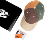 HEAD GEAR FOUR FIESTA SUEDE CAP - COFFEE