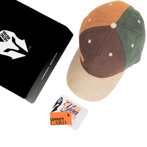 HEAD GEAR FOUR FIESTA SUEDE CAP - COFFEE