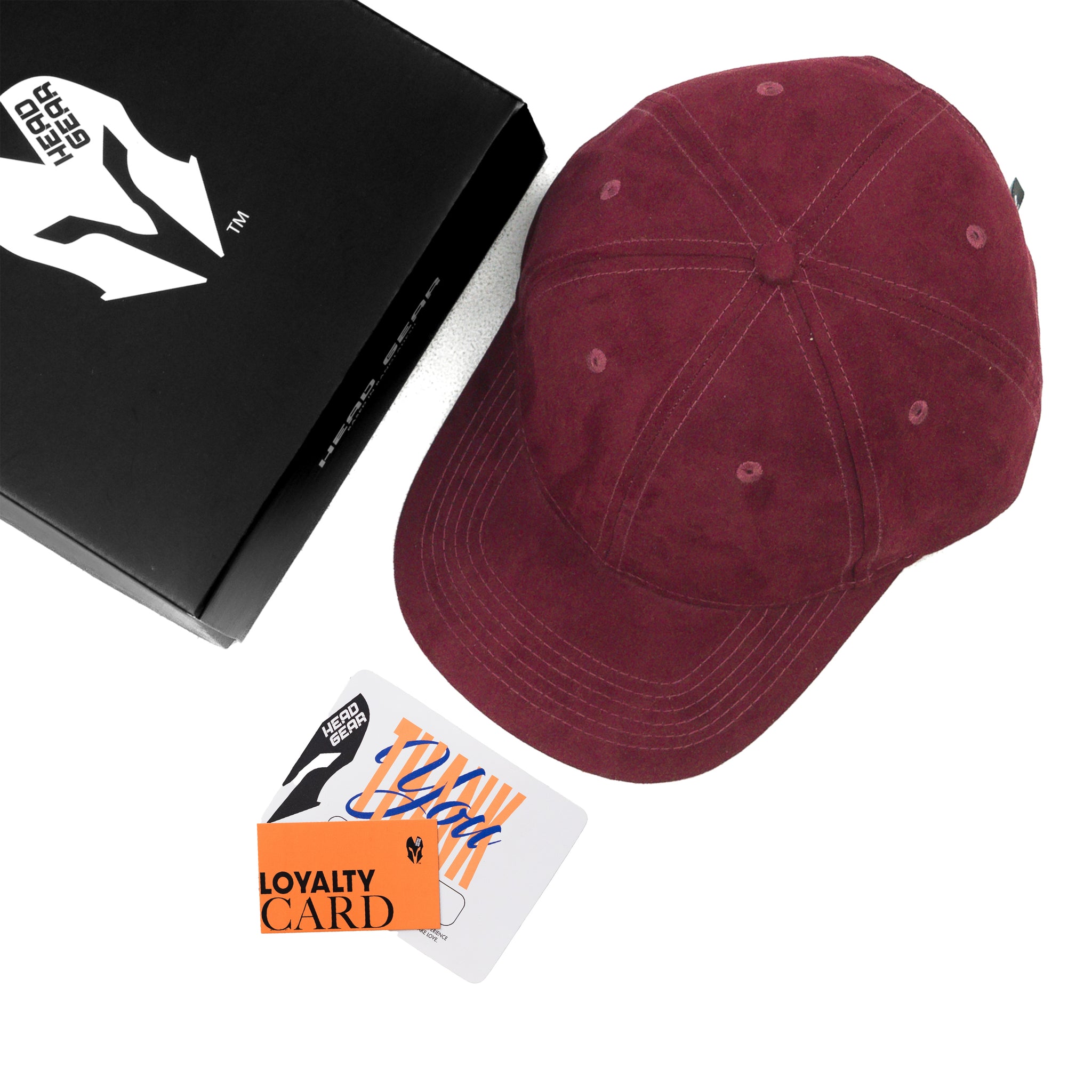 HEAD GEAR ELEGANTE ZERO MAROON CAP (NO LOGO)