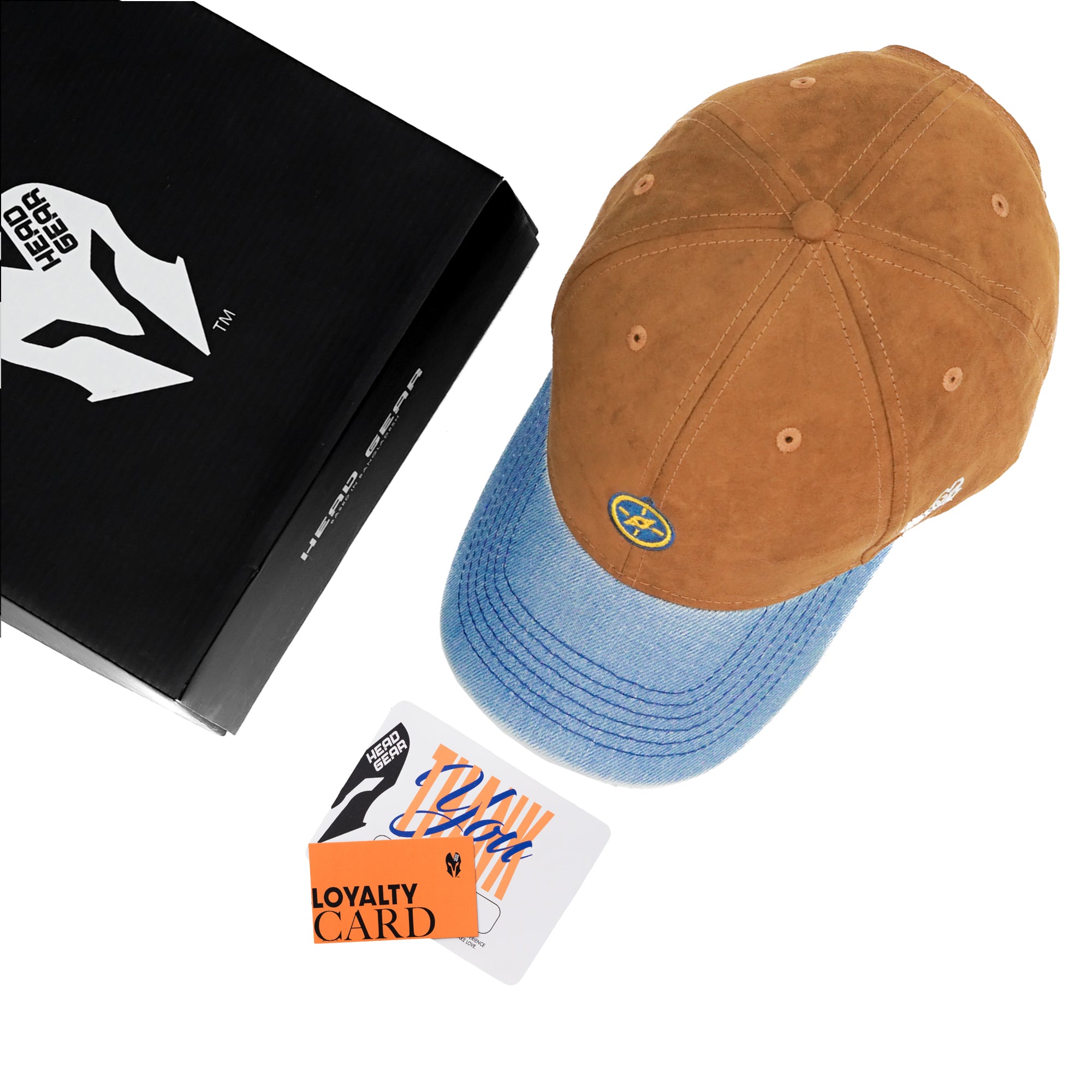 HEAD GEAR COMPASS DENIM CAP