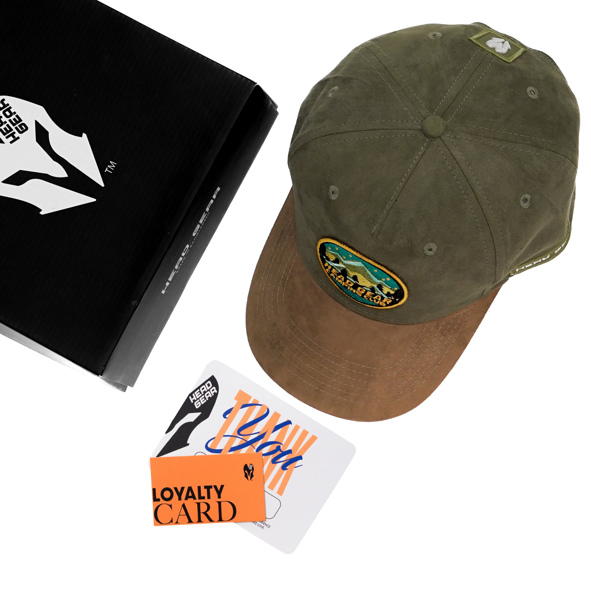 HEAD GEAR CAMPING CLUB 3D PATCH PREMIUM HIGH CROWN CAP