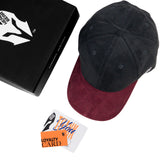 HEAD GEAR BLACK RED WINE DUAL TONE STRUCTURED CAP