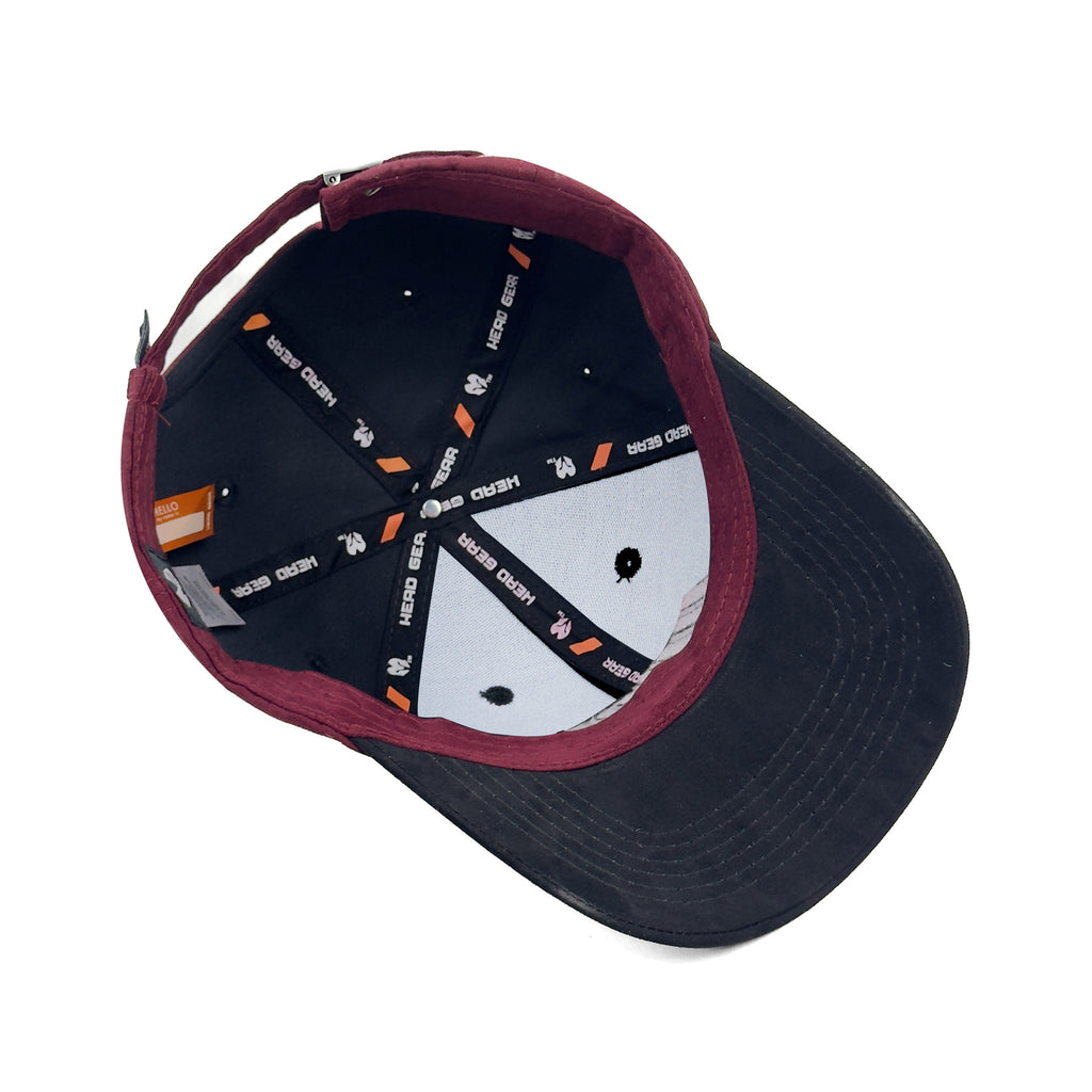 HEAD GEAR DOPE BURNT MAROON CAP