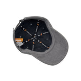 HEAD GEAR SOLID GREY SUEDE CAP