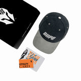 HEAD GEAR DOPE BLACK AND GREY CAP