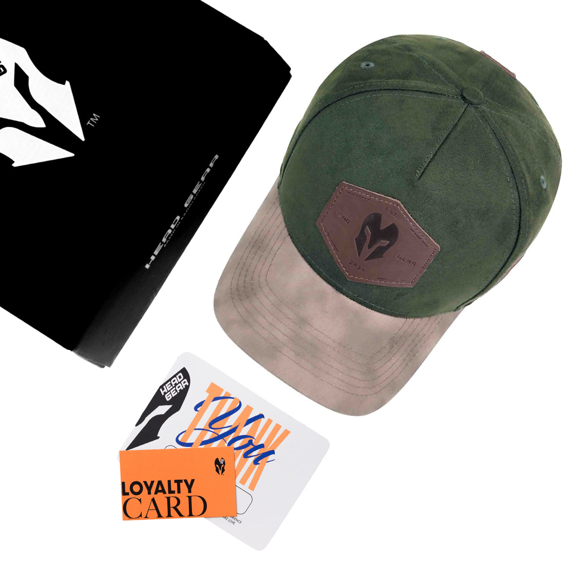 HEAD GEAR HG CORE LEATHER PATCH CAP - HGCH09