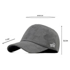 HEAD GEAR SOLID GREY SUEDE CAP