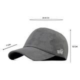 HEAD GEAR SOLID GREY SUEDE CAP