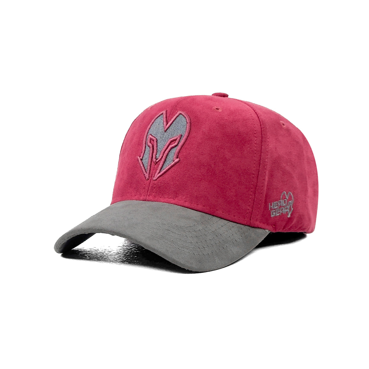 HEAD GEAR MAROON & GREY REDEFINED SUEDE CAP