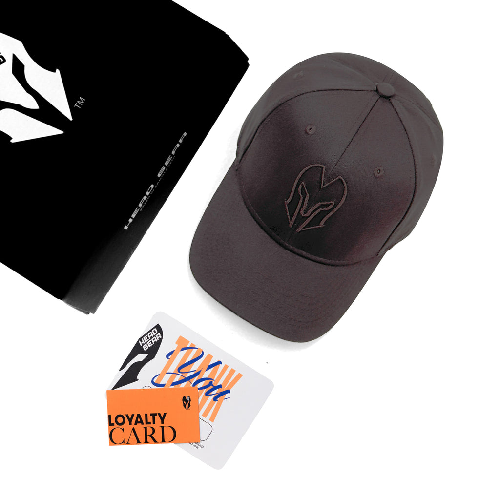 HEAD GEAR DARK COFFEE SUPER TWILL CAP