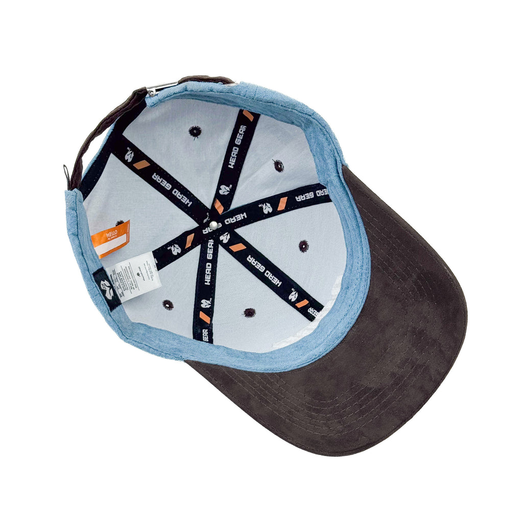 HEAD GEAR DOPE SKY BLUE AND COFFEE CAP