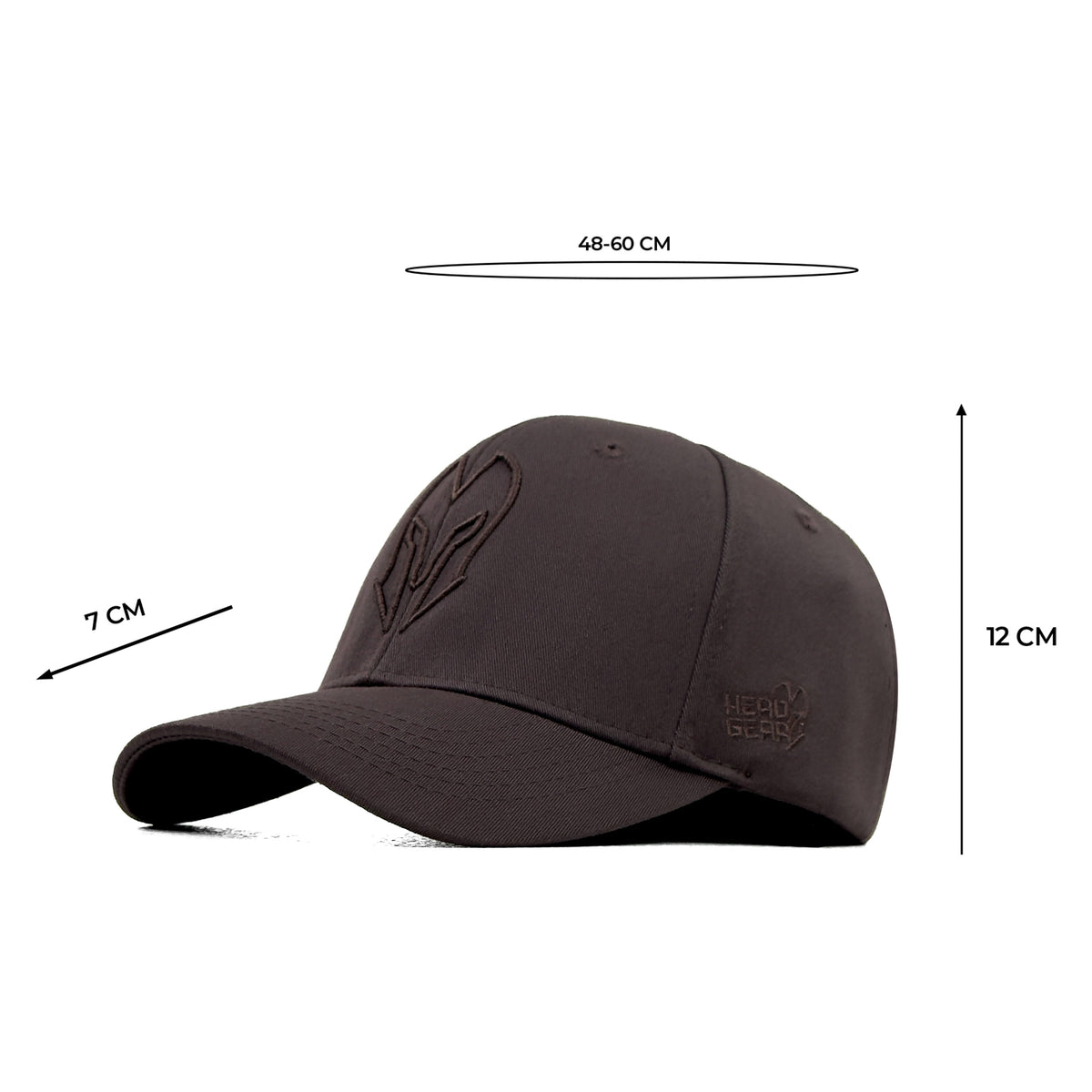 HEAD GEAR DARK COFFEE SUPER TWILL CAP