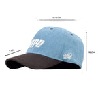 HEAD GEAR DOPE SKY BLUE AND COFFEE CAP