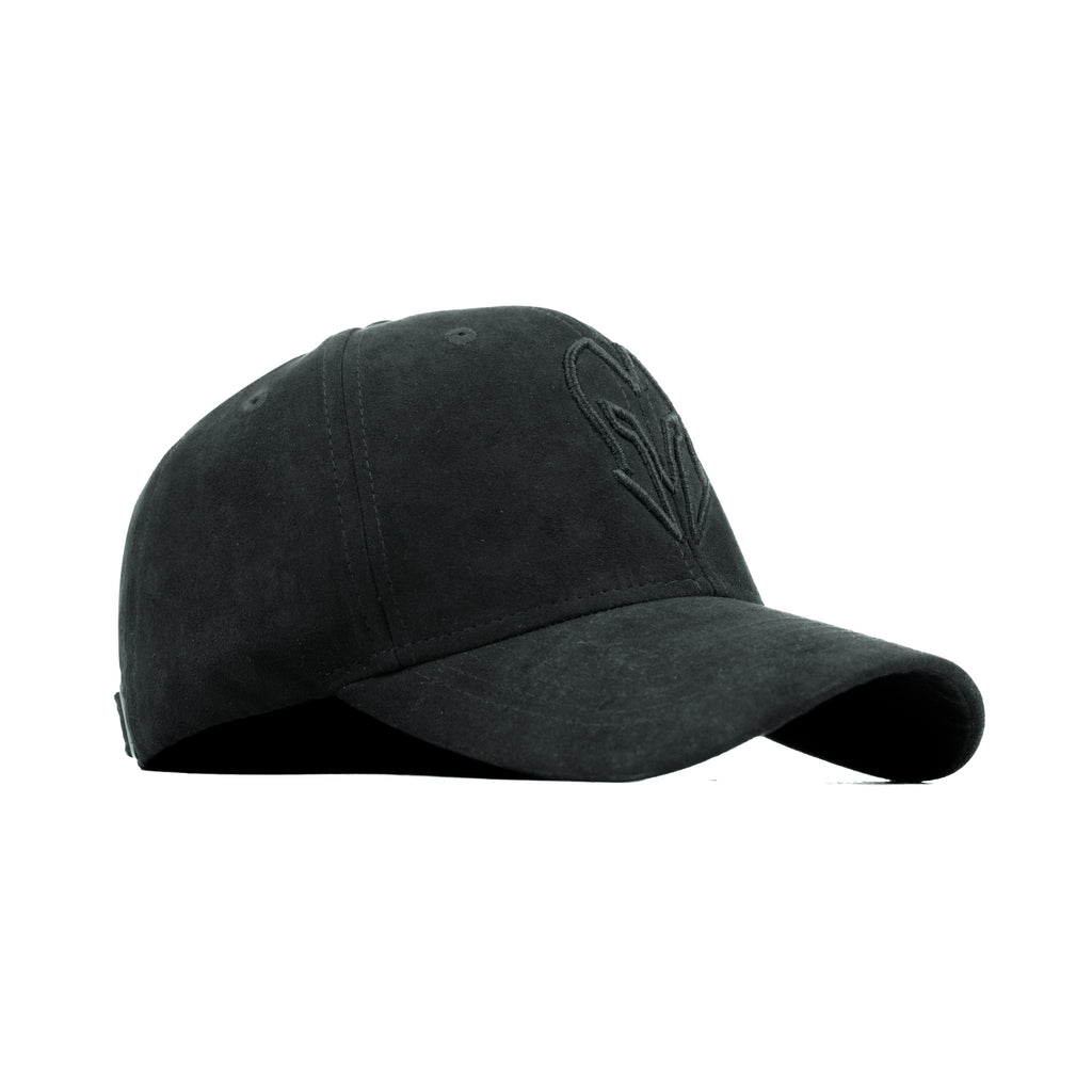 HEAD GEAR BLACK SUPER SUEDE CAP